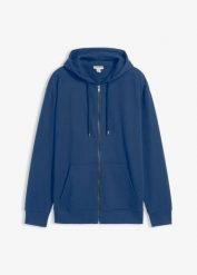 Bluza rozpinana z kapturem, luźny krój. Czarne bluzy z kapturem męskie bonprix, m. Za 109.99 zł.