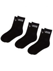 Vans Skarpety długie By Classic Crew VXNQBLK Czarny. Czarne skarpetki damskie Vans, bez wzorów, z materiału. Za 49.99 zł.