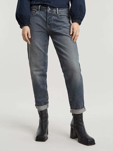 G-Star Dżinsy - Boyfriend fit - w kolorze niebieskim rozmiar: W24/L32. Niebieskie jeansy damskie G-Star. Za 174.84 zł.