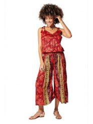 Ipanima Kombinezon w kolorze czerwonym rozmiar: 34-40. Czerwone kombinezony damskie Ipanima, bez wzorów, bez kołnierzyka, bez ramiączek. Za 100.99 zł.