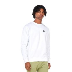 Bluza Męska Sportswear Club. Białe bluzy bez kaptura męskie Nike, m. Za 245.99 zł.