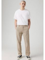 Levi's Spodnie chino w kolorze beżowym rozmiar: W29/L32. Brązowe spodnie materiałowe męskie Levi's, bez wzorów, z bawełny. Za 270.45 zł.