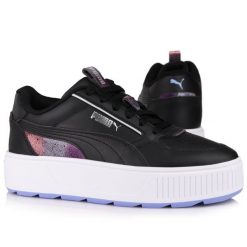 Buty sportowe do chodzenia PUMA KARMEN REBELLE NIGHT OUT. Białe buty sportowe na co dzień damskie Puma, bez wzorów, z materiału, trekkingowe. Za 248.00 zł.