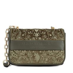 Torebka U.S. Polo Assn. Zielone listonoszki damskie U.S. Polo Assn., bez wzorów, bez dodatków. Za 269.99 zł.