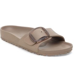 Męskie sandały Birkenstock Madrid Big Buckle EVA brązowe 1030479. Brązowe sandały męskie Birkenstock, z materiału, bez zapięcia. Za 281.30 zł.