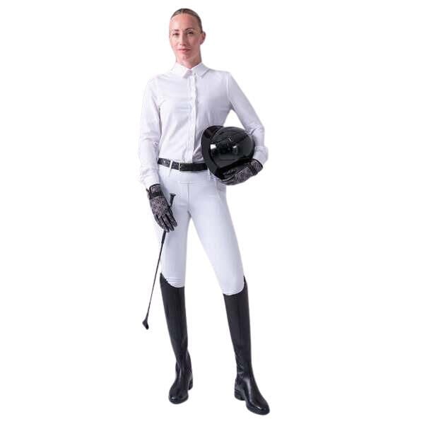 Damskie legginsy zawodnicze z pełną przyczepnością PS of Sweden Katja. Białe legginsy damskie PS OF SWEDEN, bez wzorów. Za 657.50 zł.