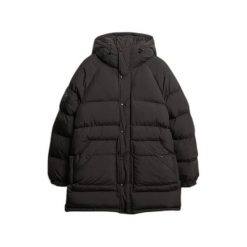 Kurtka puchowa Superdry Xpd Longline. Czarne kurtki męskie Superdry., na zimę, l, bez wzorów, z puchu, klasyczne, bez kaptura. Za 711.45 zł.