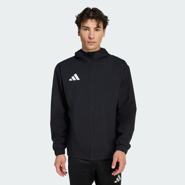 Kurtka Entrada26 All Weather. Białe kurtki męskie Adidas, bez wzorów, sportowe, bez kaptura. Za 259.00 zł.