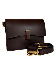 ORE10 Skórzana torebka "Lazur" w kolorze brązowym - 22 x 18 x 7 cm rozmiar: onesize. Brązowe torebki klasyczne damskie ORE10, bez wzorów, z materiału, bez dodatków. Za 314.01 zł.