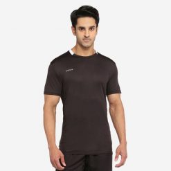 Koszulka do piłki nożnej Kipsta Essentiel Club. Białe bluzki damskie KIPSTA, l, bez wzorów, z materiału, bez kołnierzyka. W wyprzedaży za 19.99 zł.