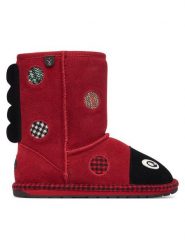 EMU Australia Śniegowce Lenny Ladybug K13325 Czerwony. Czerwone kozaki dziewczęce Emu Australia, bez wzorów, bez obcasa. Za 384.99 zł.