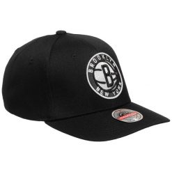 Mitchell & Ness czapka z daszkiem NBA Brooklyn Nets NBA Team Ground 2.0. Czarne czapki męskie Mitchell & Ness, bez wzorów, sportowe. Za 149.00 zł.