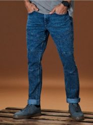 Jeansy slim - niebieski. Niebieskie jeansy męskie Sinsay. W wyprzedaży za 45.99 zł.