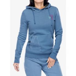 Bluza z kapturem damska E9 Sula. Niebieskie bluzy z kapturem damskie E9, m. Za 335.99 zł.