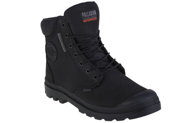 Buty sportowe Sneakersy unisex, Palladium Pampa Sc Wpn U-s. Czarne buty sportowe na co dzień damskie Palladium, bez wzorów, z materiału, trekkingowe. Za 674.20 zł.