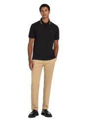 Scotch & Soda Koszulka polo w kolorze czarnym rozmiar: L. Czarne koszulki polo męskie Scotch & Soda, l, bez wzorów, bez ramiączek. Za 118.28 zł.