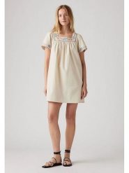Levis Sukienka w kolorze kremowym rozmiar: S. Brązowe sukienki damskie Levi's, s, bez wzorów, bez kołnierzyka, bez ramiączek, mini. Za 121.99 zł.