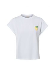 Marie Lund Koszulka damska Kobiety Bawełna (100%) biały jednolity, M. Białe t-shirty damskie Marie Lund, m, bez wzorów, z bawełny, bez kołnierzyka. Za 149.95 zł.