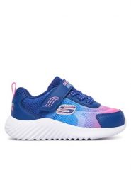 Skechers Sneakersy Bounder - Hydra Cool 303452N/NVMT Niebieski. Niebieskie buty sportowe dziewczęce Skechers, bez wzorów, z materiału, bez zapięcia. Za 199.99 zł.