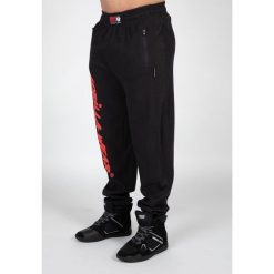 Augustine Stara szkoła Spodnie - Czarny/Czerwony. Czarne spodnie sportowe męskie GORILLA WEAR. Za 234.00 zł.