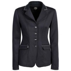 Damska kurtka konkursowa Harry's Horse Pirouette. Niebieskie kurtki damskie HARRYS HORSE, m, bez wzorów, bez kaptura. Za 479.50 zł.