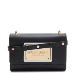 Love Moschino Torba przez ramię Love Moschino czarny - sztuczna skóra Torby na ramię 1 ct Damski. Czarne torebki klasyczne damskie Love Moschino, bez wzorów, z materiału, bez dodatków. Za 881.99 zł.
