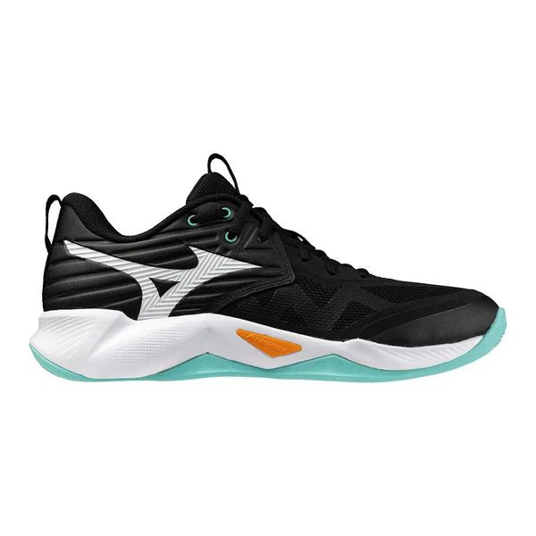 Buty halowe Mizuno Wave Momentum Pro. Czarne obuwie do biegania damskie Mizuno, mizuno wave. Za 423.90 zł.