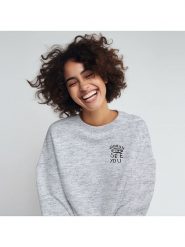 WOOOP Bluza "I see you" w kolorze szarym rozmiar: XL. Szare bluzy bez kaptura damskie Wooop, xl, z bawełny. Za 109.52 zł.