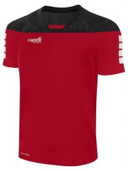 Koszulka piłkarska męska Capelli Tribeca Adult Training. Niebieskie t-shirty sportowe męskie CAPELLI SPORT, m, z materiału, bez ramiączek, do piłki nożnej. Za 62.99 zł.