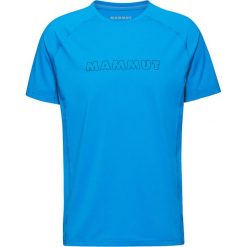 Koszulka szybkoschnąca męska Mammut Selun FL Logo T-Shirt. Niebieskie t-shirty męskie Mammut, m, bez wzorów, bez kołnierzyka. Za 278.20 zł.