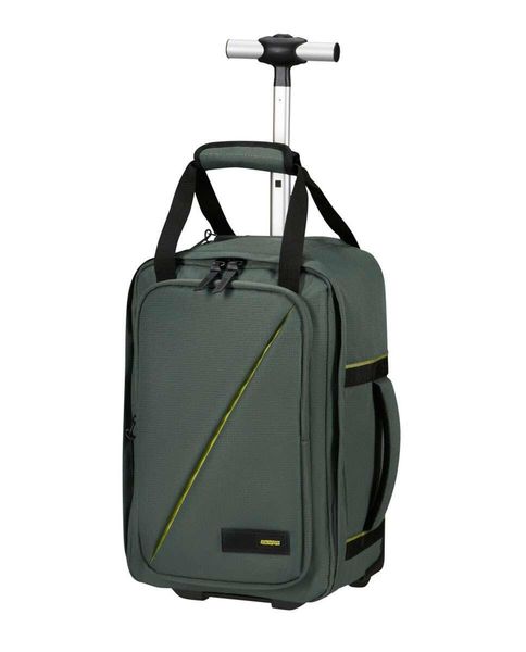 Plecak na kółkach American Tourister Take2Cabin 20L Dark Forest 154985-1257. Zielone plecaki męskie AMERICAN TOURISTER, bez wzorów. Za 344.50 zł.