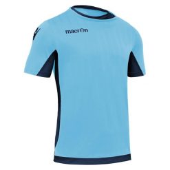 Koszulka Macron kelt. Niebieskie t-shirty sportowe męskie Macron, m, z jersey, bez ramiączek, do piłki nożnej. Za 155.00 zł.