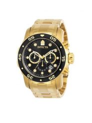 Invicta Watch Zegarek Pro Diver IN0072 Złoty. Żółte, analogowe zegarki męskie Invicta Watch, złote. Za 1,540.00 zł.