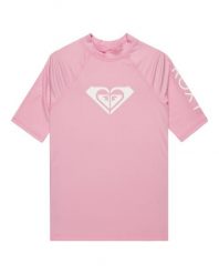 Koszulka rash vest z krótkim rękawem WHOLEHEARTED Różowy Dziewczynki. Czerwone koszulki dziewczęce Roxy, bez wzorów, z elastanu, bez ramiączek. Za 62.99 zł.