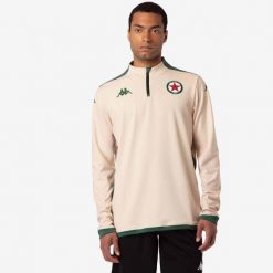 Koszulka treningowa Red Star FC Ablas Pro 8 2024/25. Brązowe t-shirty sportowe męskie Kappa, bez ramiączek, do piłki nożnej. W wyprzedaży za 245.40 zł.