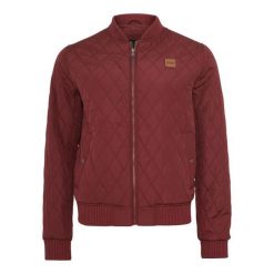 Męska Nylonowa Kurtka Pikowana Diamond. Brązowe kurtki męskie Urban Classics, l, bez wzorów, z nylonu, sportowe, bez kaptura. Za 189.99 zł.