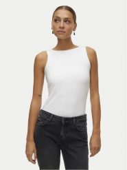 Vero Moda Top Million 10305800 Biały Regular Fit. Białe topy damskie Vero Moda, l, bez wzorów, z syntetyku, bez kołnierzyka. Za 79.99 zł.