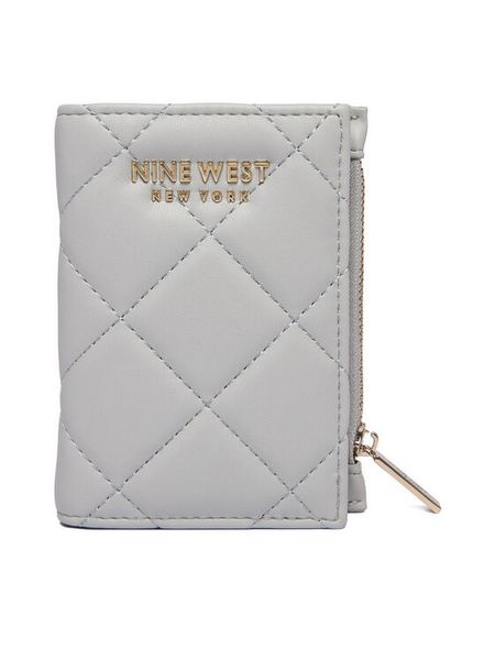 Nine West Portfel CEO-NW-W1-006-SS26 Szary. Szare portfele damskie Nine West, bez wzorów, z materiału. Za 59.99 zł.