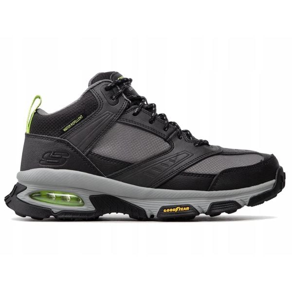 Buty trekkingowe męskie SKECHERS BULLDOZER wodoodporne. Czarne buty trekkingowe męskie Skechers, ze skóry, bez zapięcia. Za 379.00 zł.