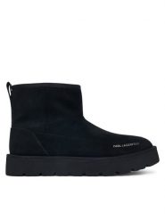 KARL LAGERFELD Śniegowce Thermo KL28542 Czarny. Czarne buty zimowe męskie Karl Lagerfeld, ze skóry, bez zapięcia. Za 964.99 zł.