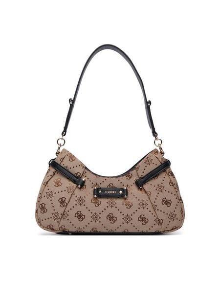 Guess Torebka Dorothy HWJP22 31180 Brązowy jasny. Brązowe torebki klasyczne damskie Guess, z aplikacjami, z materiału, bez dodatków. Za 494.99 zł.