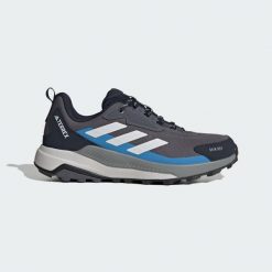 Buty Terrex Anylander Rain.Rdy Hiking. Niebieskie buty trekkingowe męskie Adidas, z materiału, bez zapięcia. Za 369.00 zł.