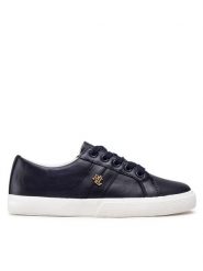 Lauren Ralph Lauren Tenisówki Janson II 802849533001 Granatowy. Niebieskie trampki i tenisówki damskie Lauren Ralph Lauren, bez wzorów, ze skóry. Za 379.99 zł.