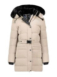 Canadian Peak Płaszcz pikowany "Bettineak" w kolorze beżowym rozmiar: XL. Brązowe płaszcze damskie Canadian Peak, xl, bez wzorów, z tkaniny. Za 350.56 zł.