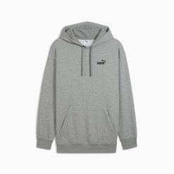 Bluza sportowa męska Puma ESS RELAXED SMALL NO.1 LOGO FL 68915203. Szare bluzy z kapturem męskie Puma, l, z bawełny. Za 162.11 zł.