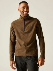 Regatta Bluza polarowa "Montes" w kolorze jasnobrązowym rozmiar: XXL. Brązowe bluzy bez kaptura męskie Regatta, xxl, z polaru. Za 56.79 zł.