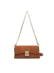 Valentino Torebka Evissa VBS9J009CAM Brązowy. Brązowe torebki wieczorowe Valentino, bez wzorów, ze skóry, wizytowe, bez kołnierzyka, bez ramiączek. Za 289.99 zł.