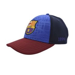 Czapka z daszkiem FC Barcelona - oficjalna licencjonowana. Czarne czapki męskie FC Barcelona, bez wzorów. Za 99.00 zł.
