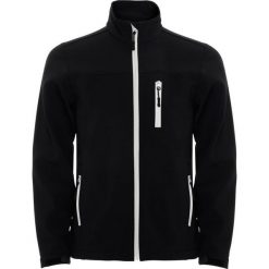 Softshell Roly Antartida 2 warstwy, odwrócony zamek, ochrona podbródka. Czarne kurtki softshell damskie 181 KEEPERS, m, bez wzorów, z materiału, bez kaptura. Za 156.65 zł.