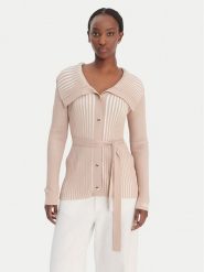 Liu Jo Sport Kardigan TA6116 MS55N Beżowy Regular Fit. Brązowe kardigany damskie Liu Jo Sport, xl, bez wzorów, z syntetyku. Za 689.99 zł.